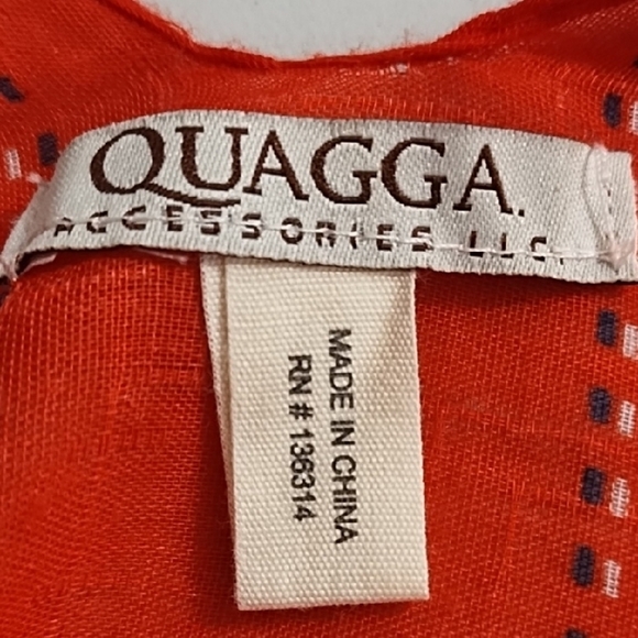 Chic Red Navy White Floral Kimono Coverup Tunic OSFA Bandana Print - Picture 6 of 10